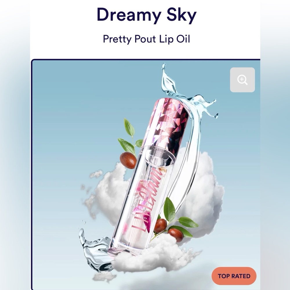 Live Glam Dreamy Sky Lip Oil 💋 New Never Used OS